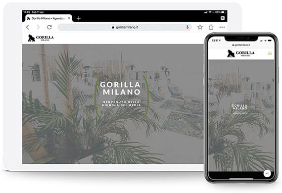 gorilla milano wordpress website portfolio ghido production