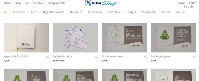 Nova Shop Website