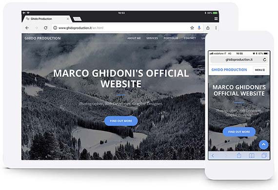 marco ghidoni website ghidoproduction.it