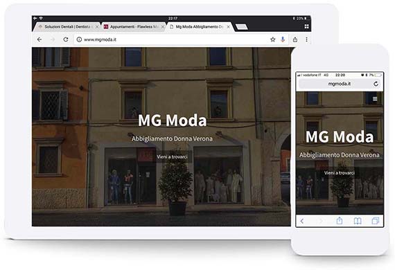 HTML website mg portfolio ghido production